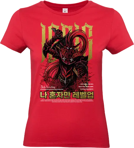 Igris – Shadow Knight - solo leveling, igris shadow knight, shadow army, jinwoo soldier, dark fantasy warrior, manhwa series, anime art - Standard T-Shirt (Women)