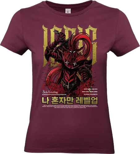 Igris – Shadow Knight - solo leveling, igris shadow knight, shadow army, jinwoo soldier, dark fantasy warrior, manhwa series, anime art - Standard T-Shirt (Women)