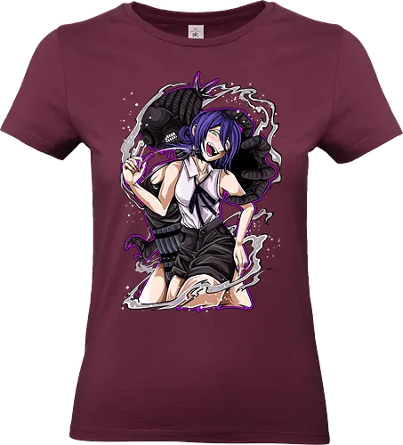 Reze – The Bomb Girl - anime art, Chainsaw, reze, bomb devil girl, anime villain girl, dark shonen anime, manga series - Standard T-Shirt (Women)