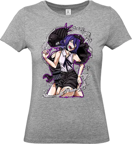 Reze – The Bomb Girl - anime art, Chainsaw, reze, bomb devil girl, anime villain girl, dark shonen anime, manga series - Standard T-Shirt (Women)