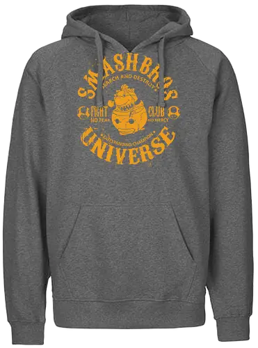 Smash Bros Fight Club - Villain Jr  - mario t-shirt, koopa clown auto, pilz königreich, nintendo bösewicht, fight club, vintage kunst, bowser sohn, koopalings, mario antagonist, bowser jr, smash bros kämpfer, nintendo kleidung, koopa königreich, teetan, super smash bros - Fairtrade Hoodie