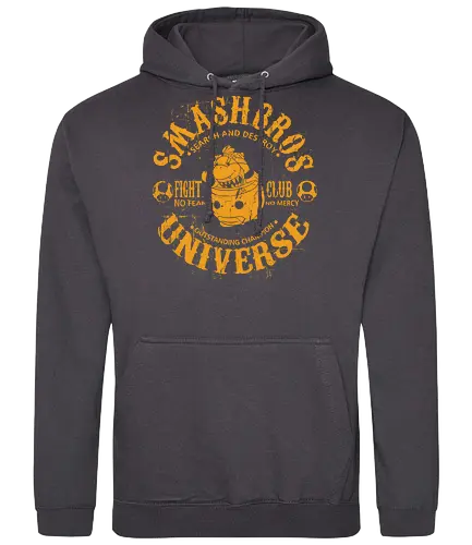 Smash Bros Fight Club - Villain Jr  - mario t-shirt, koopa clown auto, pilz königreich, nintendo bösewicht, fight club, vintage kunst, bowser sohn, koopalings, mario antagonist, bowser jr, smash bros kämpfer, nintendo kleidung, koopa königreich, teetan, super smash bros - Standard Hoodie