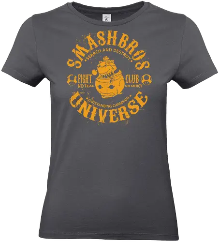 Smash Bros Fight Club - Villain Jr  - mario t-shirt, koopa clown auto, pilz königreich, nintendo bösewicht, fight club, vintage kunst, bowser sohn, koopalings, mario antagonist, bowser jr, smash bros kämpfer, nintendo kleidung, koopa königreich, teetan, super smash bros - Standard T-Shirt (Women)