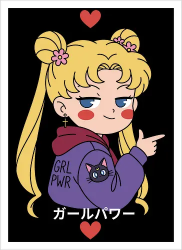 "GRL PWR" Sailor