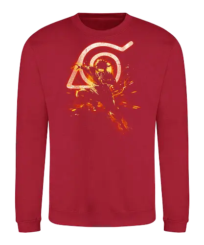Never give up - Shinobi, anime, manga, japan, fantasy - Sweatshirt
