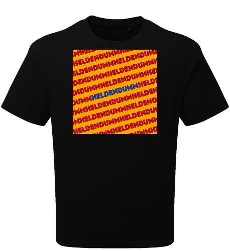 Heldendumm Laufschrift