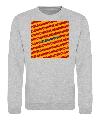 Heldendumm Laufschrift - Sweatshirt