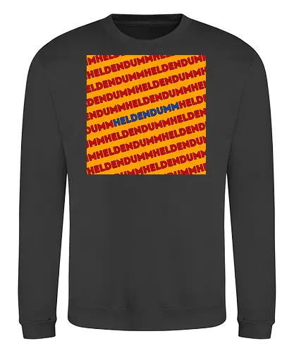 Heldendumm Laufschrift - Sweatshirt