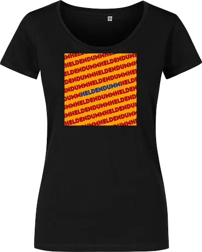 Heldendumm Laufschrift