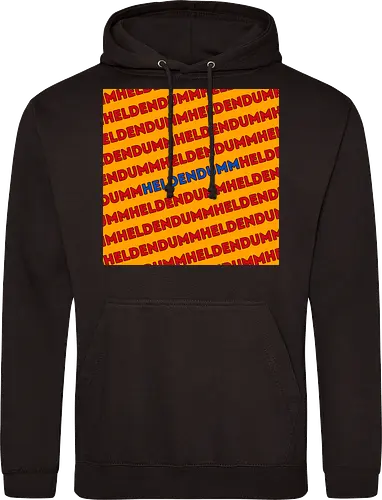 Heldendumm Laufschrift