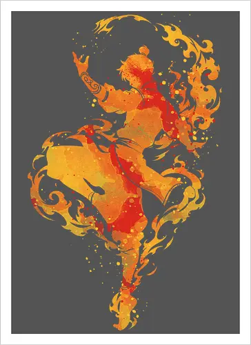 The fire dancer