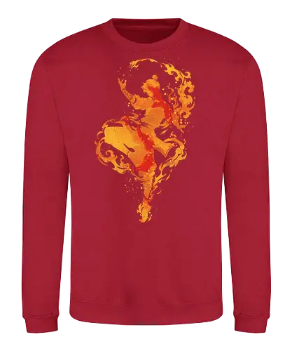 The fire dancer - avatar the last air bender, Fire Nation, Prince Zuko, tv show, anime, television, fantasy, cute, kids, Aang - Sweatshirt