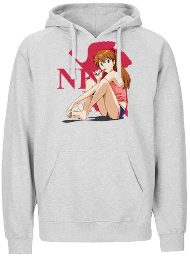 Asuka – Unit 02 Pilot - evangelion, asuka langley soryu, eva pilot, mecha battle, anime heroine, sci fi anime, anime illustration - Fairtrade Hoodie