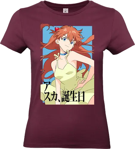 Asuka – Pride of Unit 02 - asuka, evangelion, eva pilot girl, anime fighter, mecha action anime, anime art - Standard T-Shirt (Women)