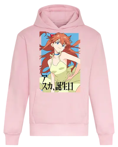 Asuka – Pride of Unit 02 - asuka, evangelion, eva pilot girl, anime fighter, mecha action anime, anime art - Heavyweight Hoodie