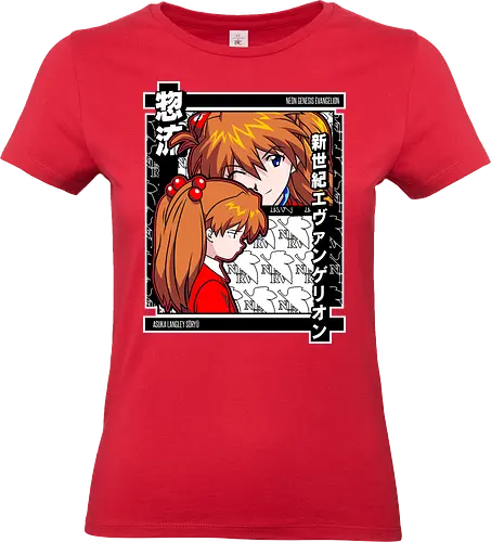 Asuka – Eva Unit 02 Rage - evangelion, asuka, unit 02, anime pilot, mecha battle anime, anime aesthetic - Standard T-Shirt (Women)