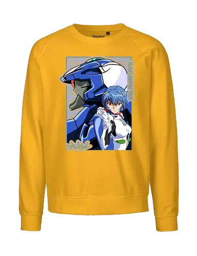 Rei – The First Child - evangelion, rei ayanami, eva pilot, anime girl, mecha anime, sci fi anime, anime art - Fairtrade Sweatshirt