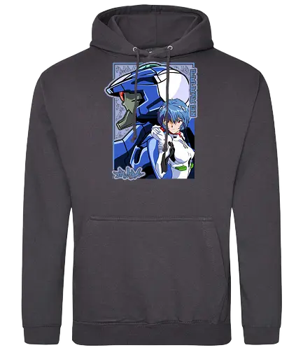 Rei – The First Child - evangelion, rei ayanami, eva pilot, anime girl, mecha anime, sci fi anime, anime art - Standard Hoodie