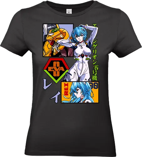 Rei – Silent Pilot - eva unit 00, anime heroine, mecha battle, anime illustration, evangelion, rei ayanami - Standard T-Shirt (Women)