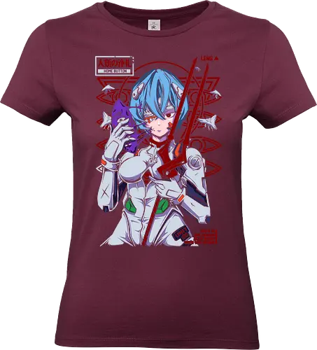Rei – Blue Eva Soul - evangelion, rei ayanami, anime pilot girl, sci fi anime, mecha anime, anime aesthetic - Standard T-Shirt (Women)