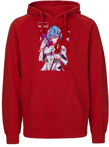 Rei – Blue Eva Soul - evangelion, rei ayanami, anime pilot girl, sci fi anime, mecha anime, anime aesthetic - Fairtrade Hoodie