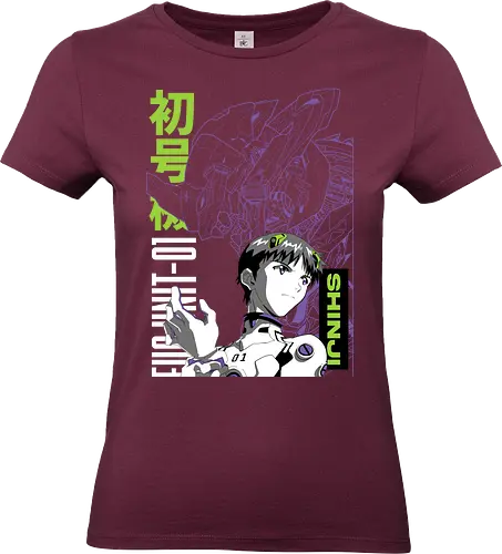 Shinji – Eva Unit 01 Pilot - evangelion, shinji ikari, eva pilot, mecha anime, sci fi anime, anime art - Standard T-Shirt (Women)