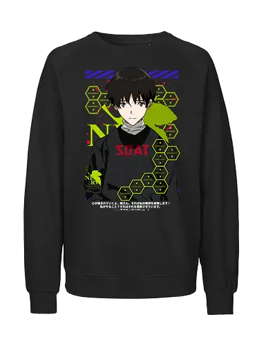 Shinji – Neon Genesis Pilot - evangelion, shinji ikari, eva unit 01, anime hero, sci fi anime, anime aesthetic - Fairtrade Sweatshirt