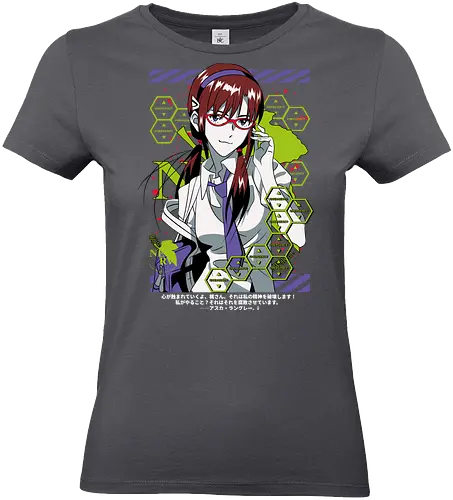 Mari – Beast Mode Pilot - evangelion, mari makinami illustrious, eva pilot, unit 08 beast mode, anime heroine, mecha battle, sci fi anime, anime illustration - Standard T-Shirt (Women)