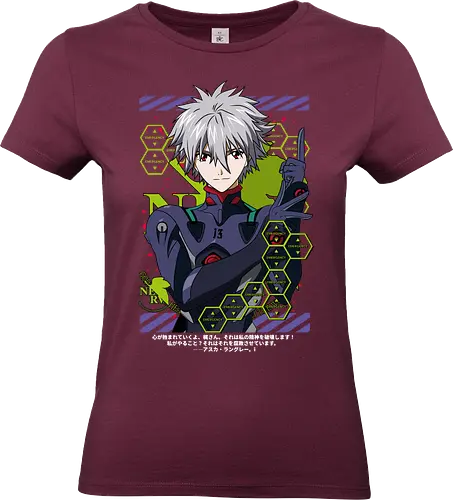 Kaworu – The Final Angel - evangelion, kaworu nagisa, final angel, eva pilot, anime character, mecha anime, sci fi anime, anime art - Standard T-Shirt (Women)