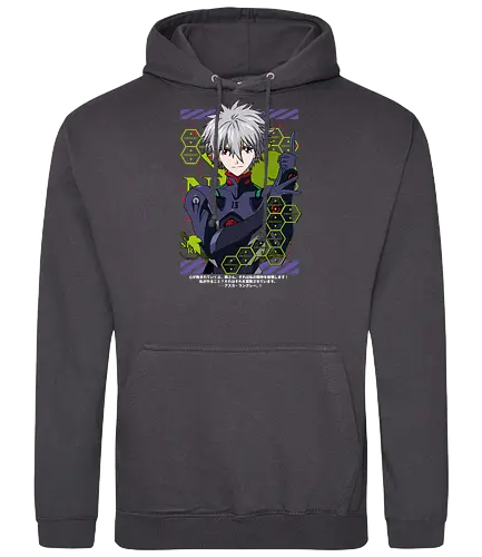 Kaworu – The Final Angel - evangelion, kaworu nagisa, final angel, eva pilot, anime character, mecha anime, sci fi anime, anime art - Standard Hoodie