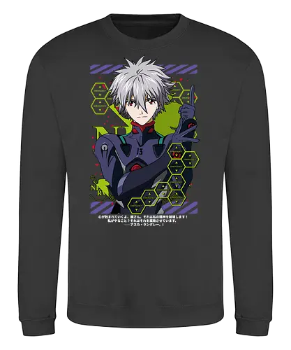 Kaworu – The Final Angel - evangelion, kaworu nagisa, final angel, eva pilot, anime character, mecha anime, sci fi anime, anime art - Sweatshirt
