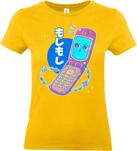 MOSHI MOSHI - kawaii, pop, cute, cellphone, japan, japanese, retro, vintage - Standard T-Shirt (Women)