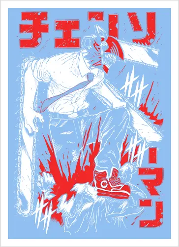 Chainsaw - Denji Harbors Man II - Artprint