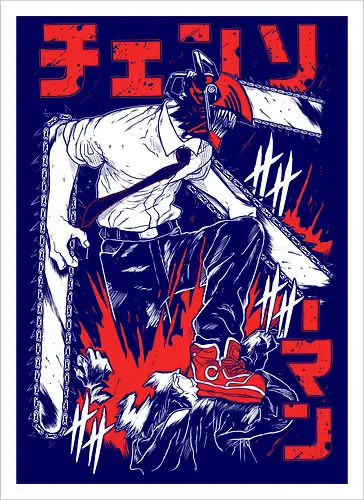 Chainsaw - Denji Harbors Man II - Artprint