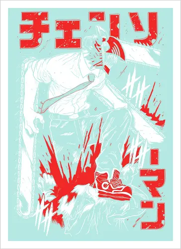 Chainsaw - Denji Harbors Man II - Artprint