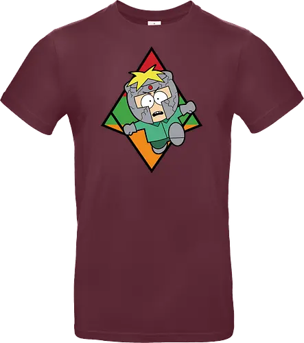 "Professor Chaos Rising" Butters South Park Anime Parody Graphic