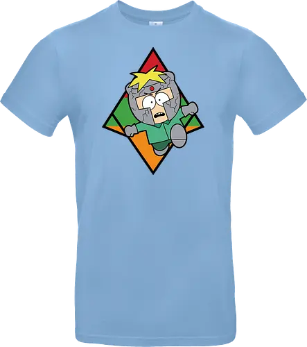 "Professor Chaos Rising" Butters South Park Anime Parody Graphic