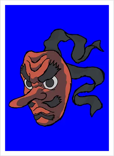 Urokodaki's mask- Kimetsu no yaiba fanart