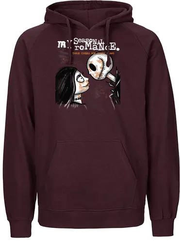 My Seasonal Romance - Jack und Sally Halloween - danny elfman, stop motion, dunkle kunst, my chemical romance, halloween liebe, jack skellington t-shirt, sally albtraum, tim burton, gothic kleidung, Nightmare, teetan, halloween stadt, kürbiskönig, lumpenpuppe, gothic paar - Fairtrade Hoodie