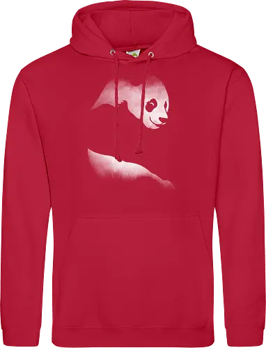 Minimalistisches Panda - Dunkle Silhouette Kunst