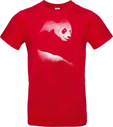 Minimalistisches Panda - Dunkle Silhouette Kunst