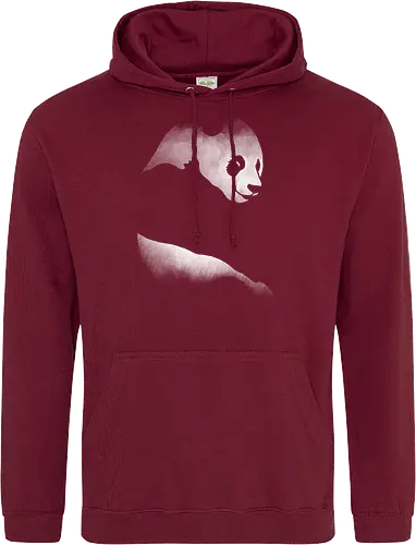 Minimalistisches Panda - Dunkle Silhouette Kunst