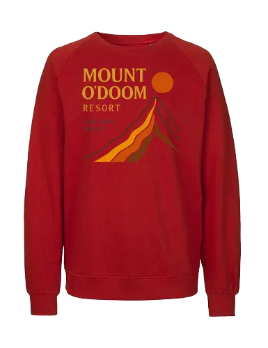 Mount O’Doom Vintage Travel - Fairtrade Sweatshirt