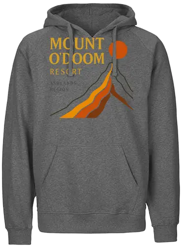 Mount O’Doom Vintage Travel - Fairtrade Hoodie