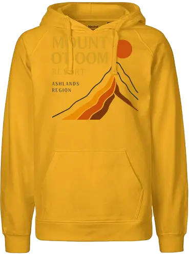 Mount O’Doom Vintage Travel - Fairtrade Hoodie