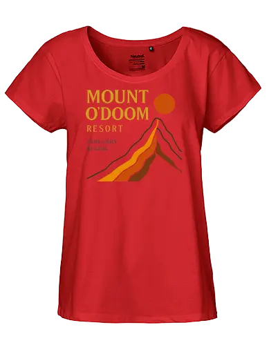 Mount O’Doom Vintage Travel - Fairtrade Girl Shirt