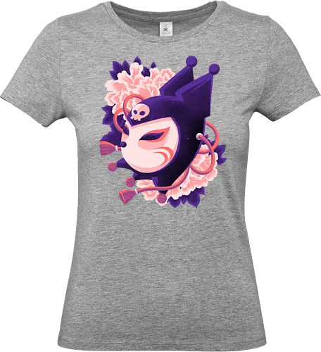 Cute Imp Mask - Kuromi, Kitsune, Mask - Standard T-Shirt (Women)