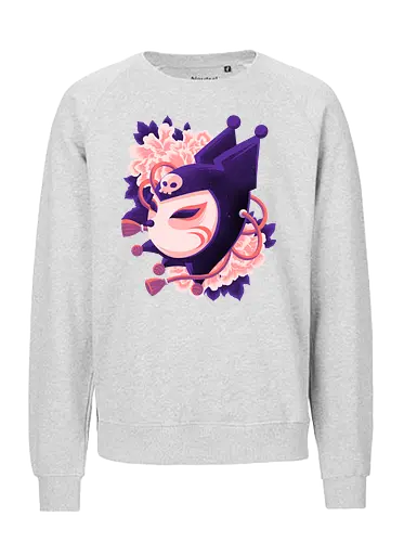 Cute Imp Mask - Kuromi, Kitsune, Mask - Fairtrade Sweatshirt