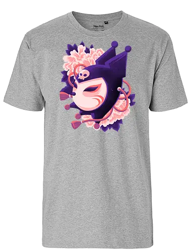Cute Imp Mask - Kuromi, Kitsune, Mask - Fairtrade T-Shirt