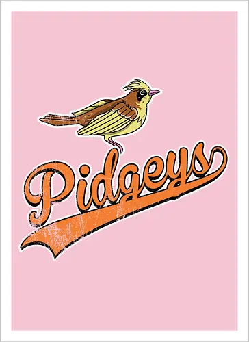 Pidgeys Team - Pocket Baseball Vintage